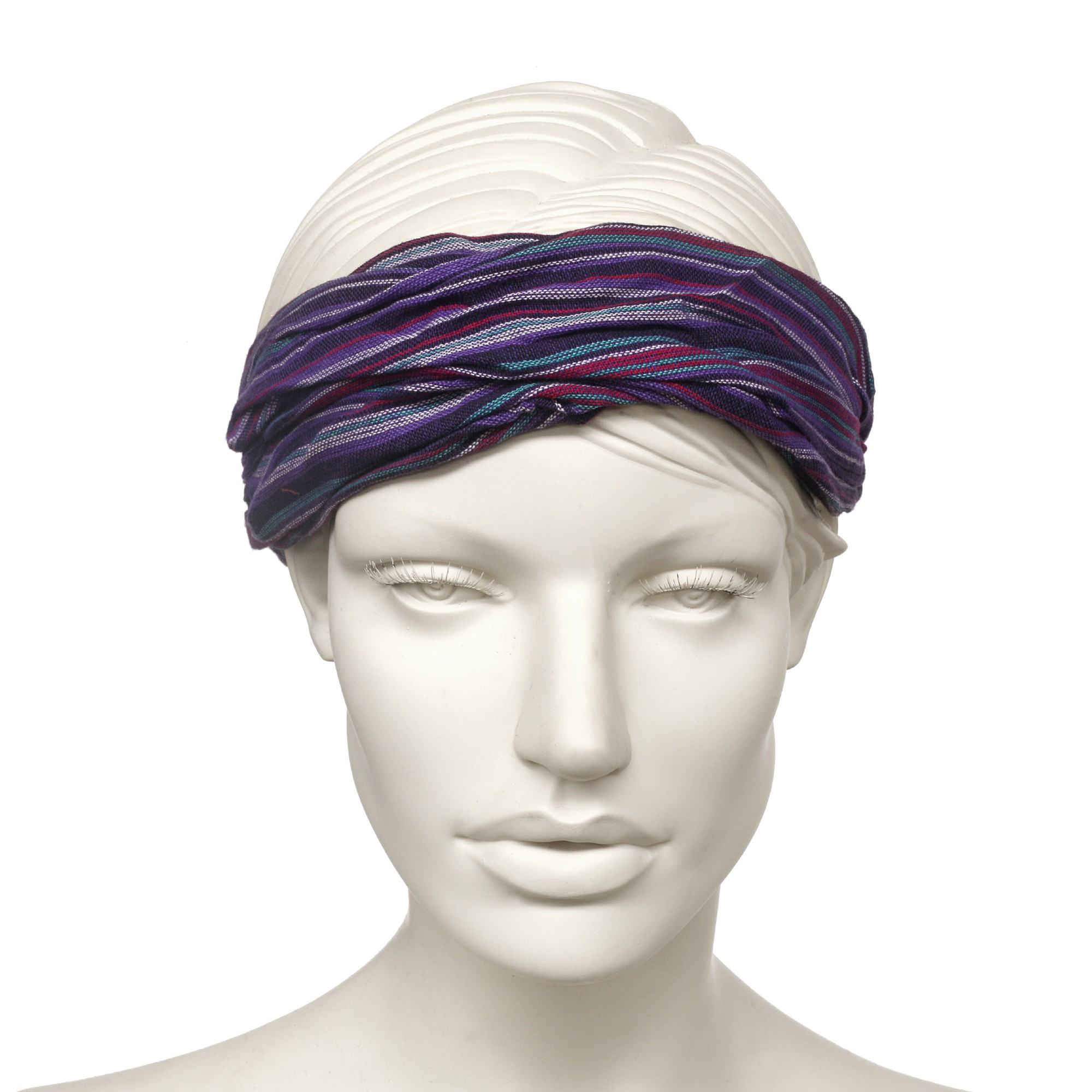 Haarband 'St Louis', aus 100% Baumwolle, lila/multicolor günstig bestellen