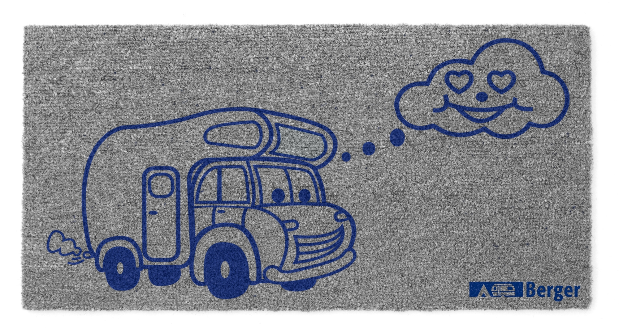 FUSSMATTE »CAMPER« 50 x 25cm, DERBY FLOCK