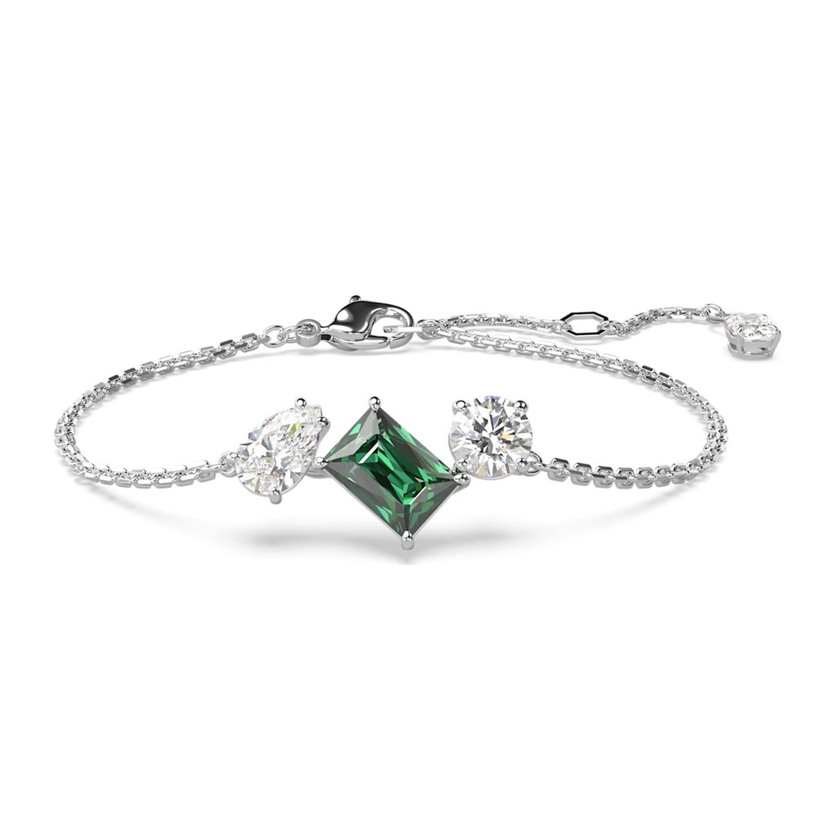 Bracelet Swarovski Mesmera vert et blanc