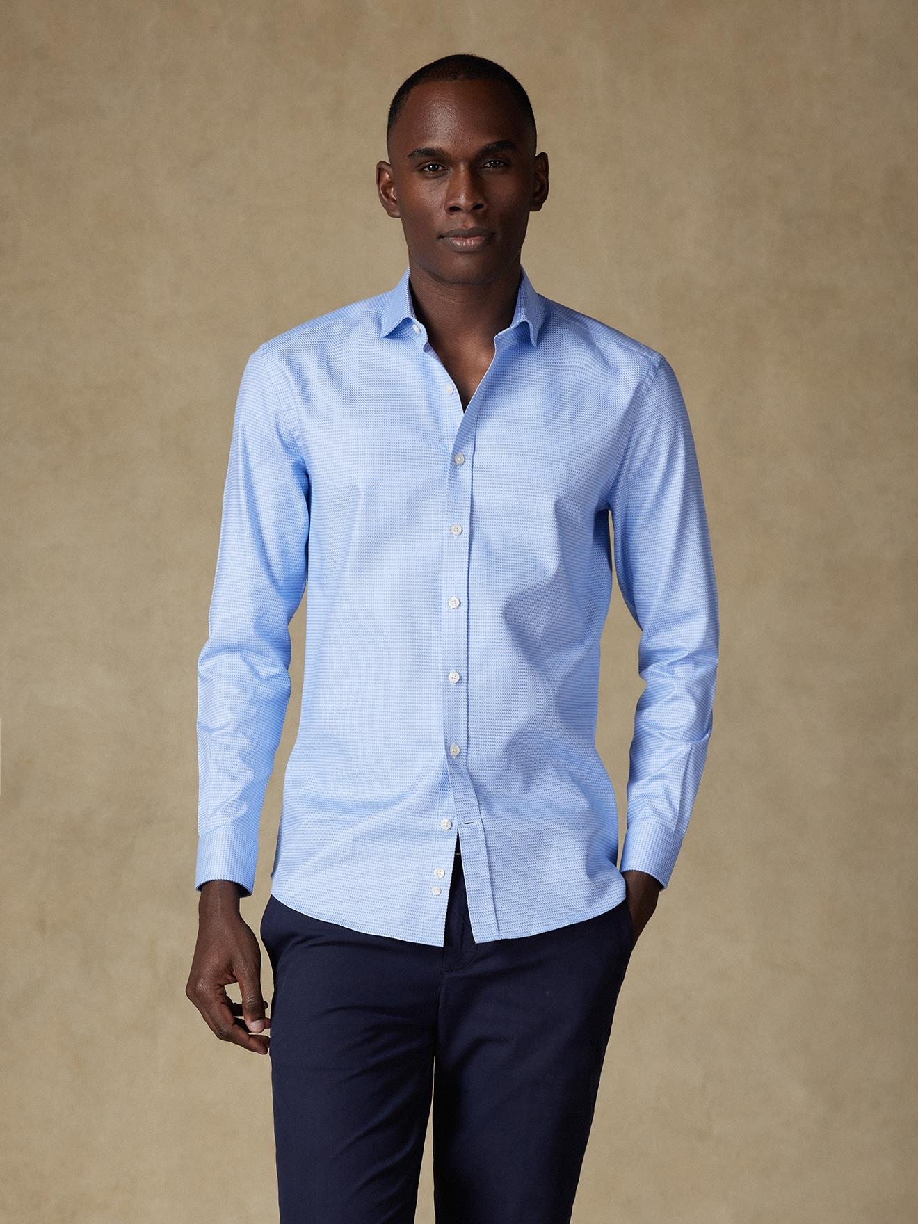 Chemise Cameron en twill ciel