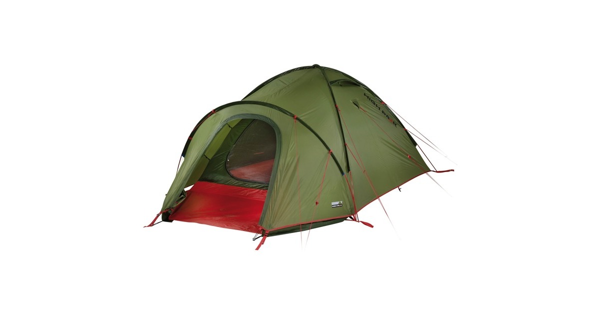 High PeakNightingale 3 LW tent  (Olijfgroen/rood)