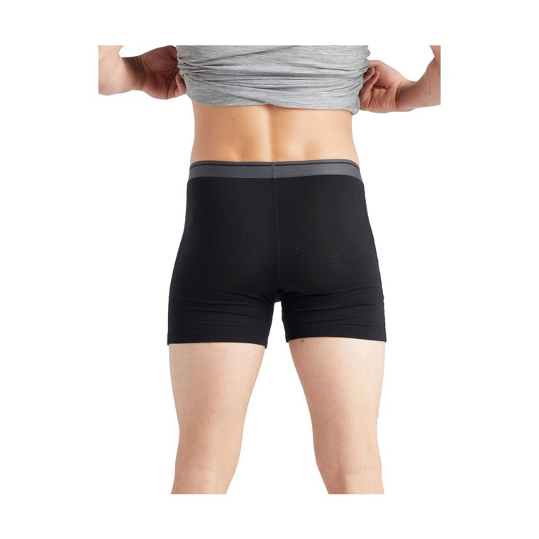 Icebreaker Anatomica Boxers Mens Black