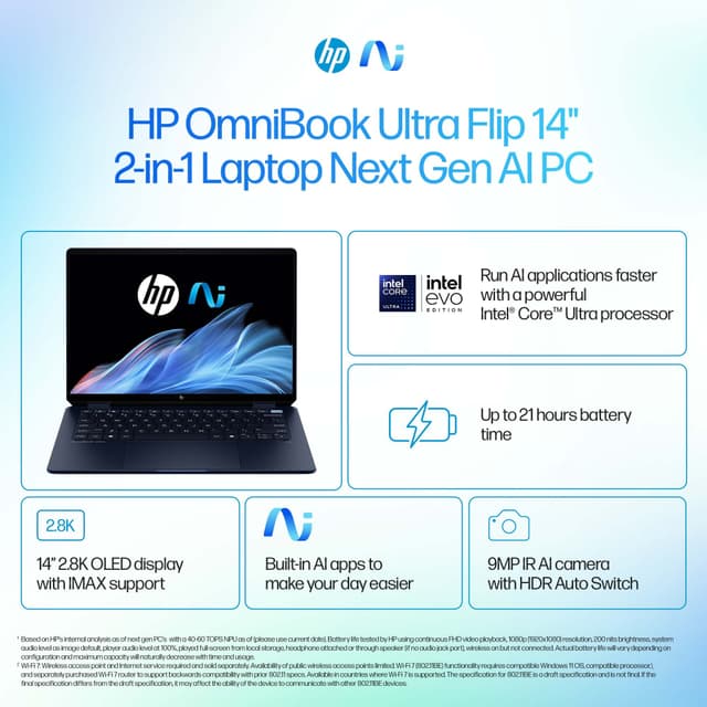 HP OmniBook Ultra Flip U9 288V/32/1TB 14
