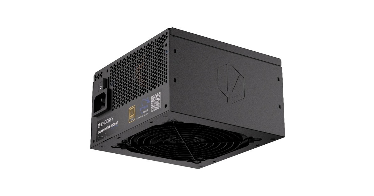 ENDORFYSupremo FM6 modulaire 1000 watt voeding   (Zwart, 1x 12V-2x6, 3x PCIe)