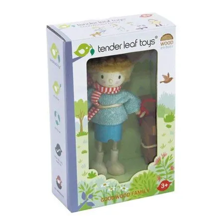 tender leaf toys Mr Goodwood & Hund für Puppenhaus