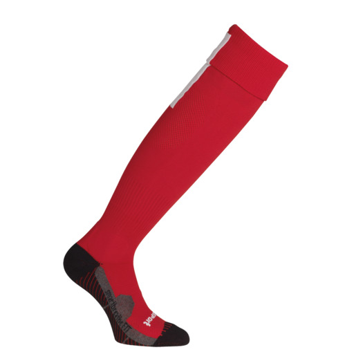 Meias de desempenho para equipe, vermelhas/brancas, Uhlsport
