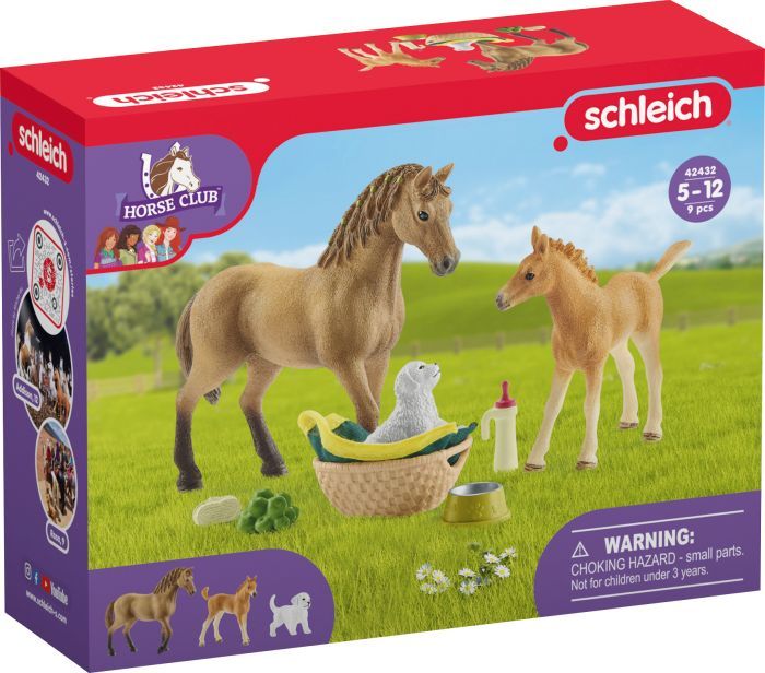 schleich® 42432 Horse Club – Sarahs Tierbaby – Pflege