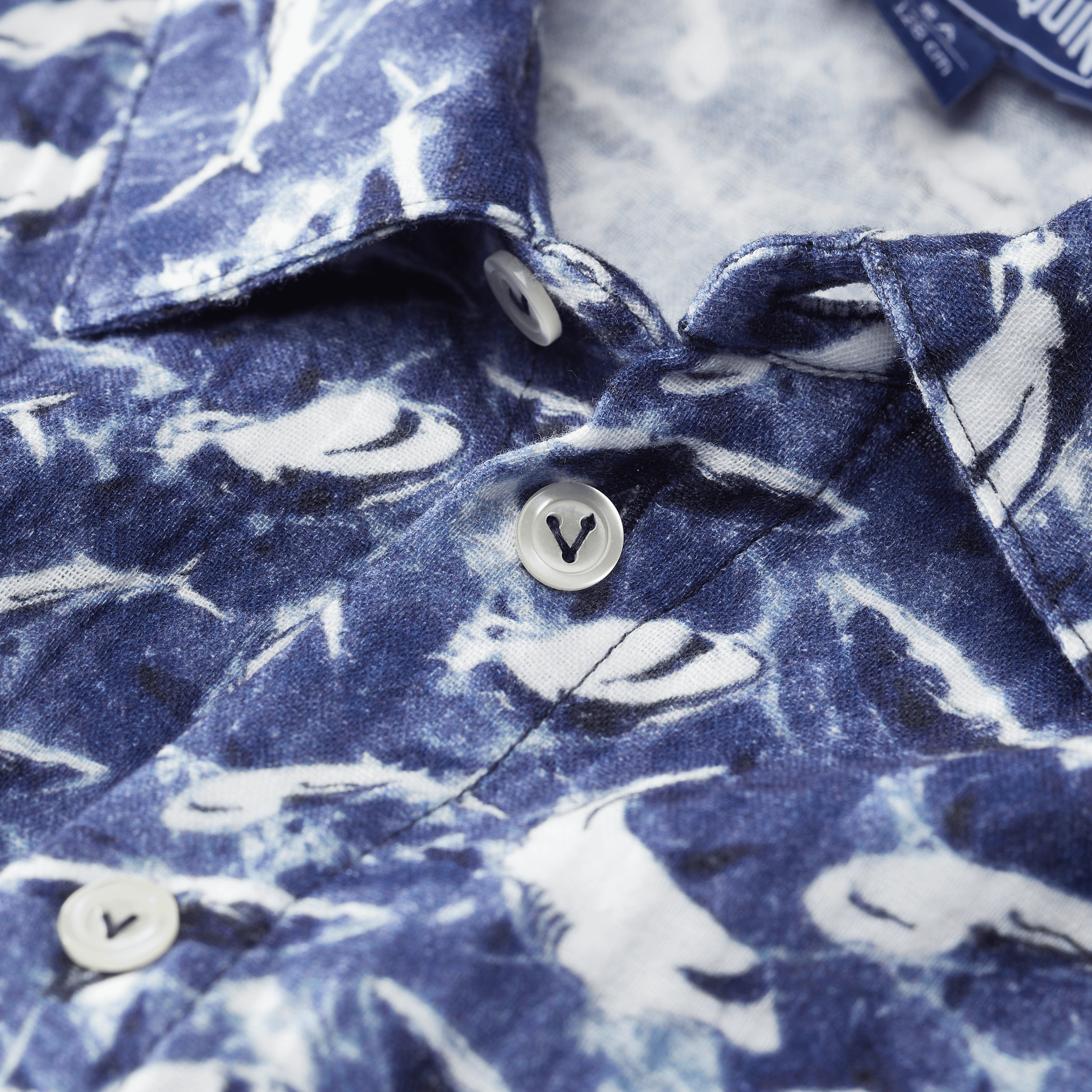 Chemise en Coton Garçon Requins All Over