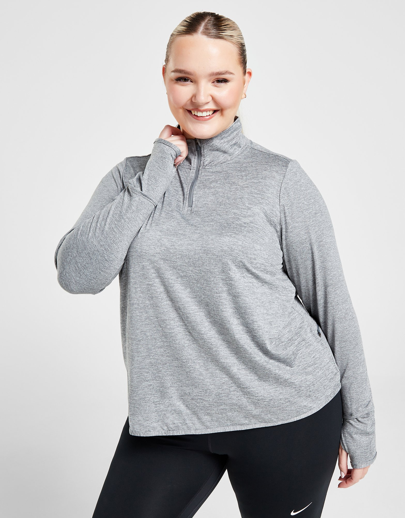 Nike Haut Zippé Element UV Grande Taille Femme