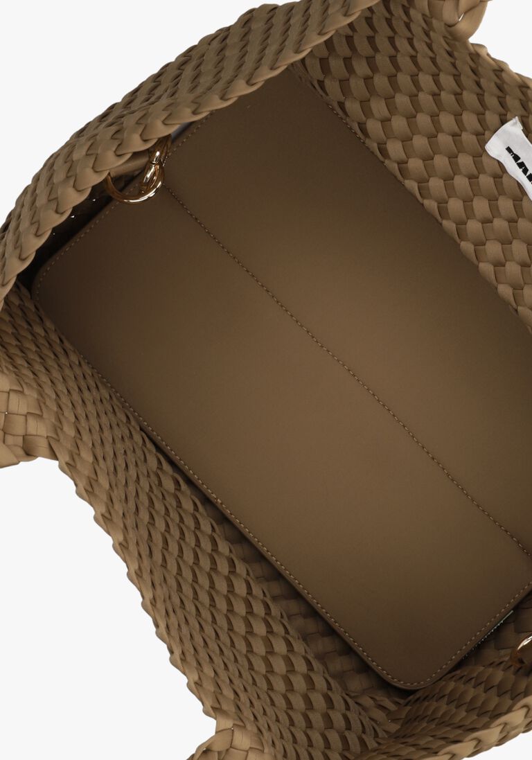 taupe marrea schoudertas medium
