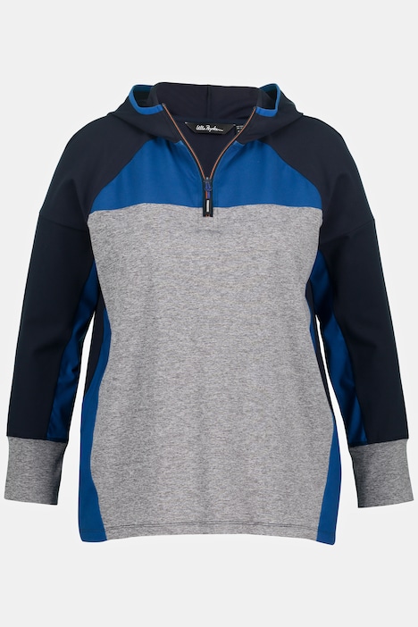 Funktionsshirt, schnelltrocknend, Kapuze, Langarm