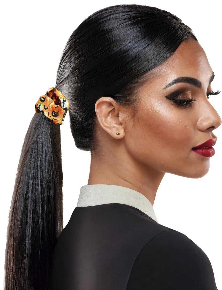 Halloween Scrunchie Pompoen