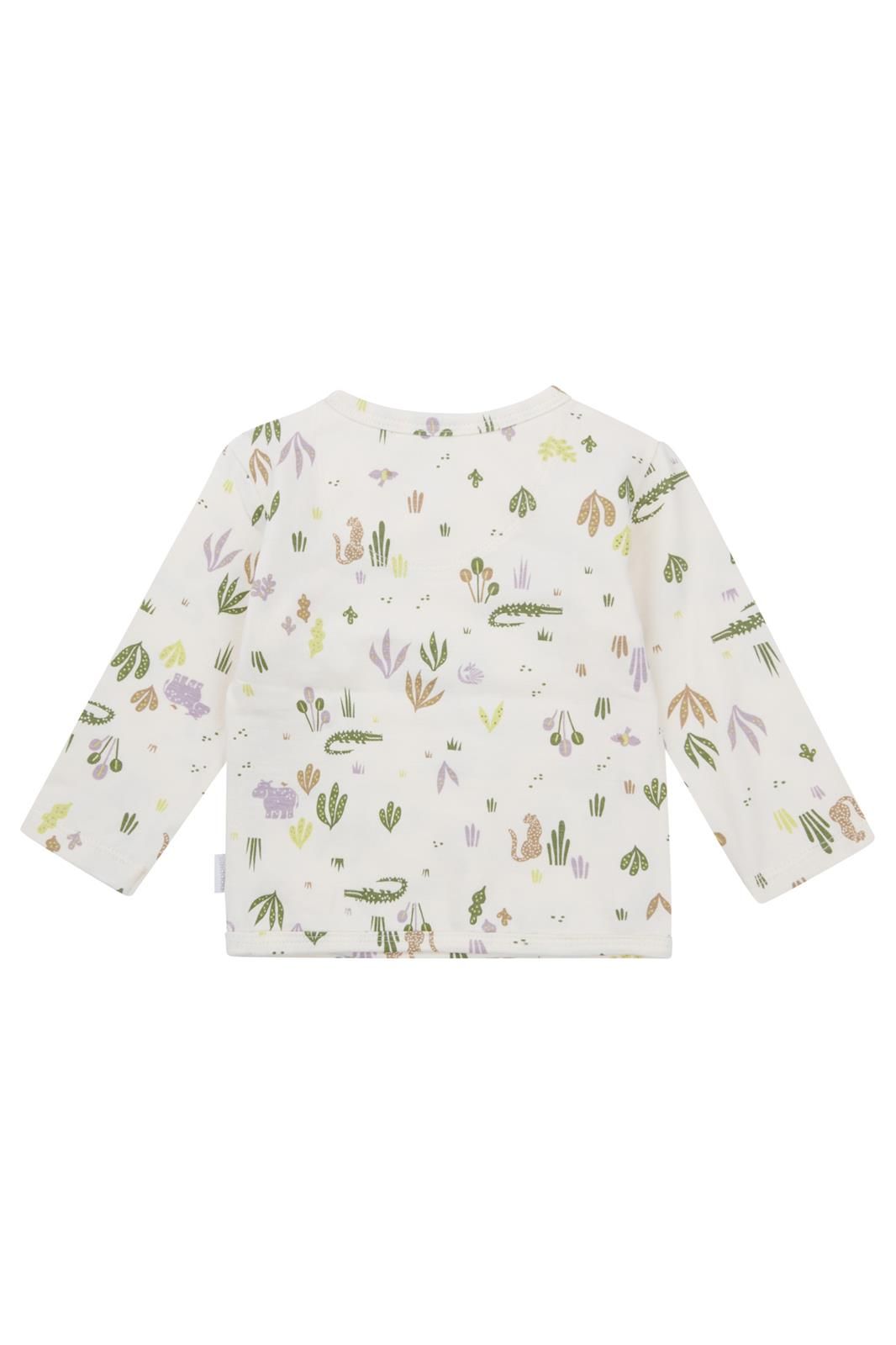 Noppies Newborn Longsleeve Ojai - Animals pattern Off white