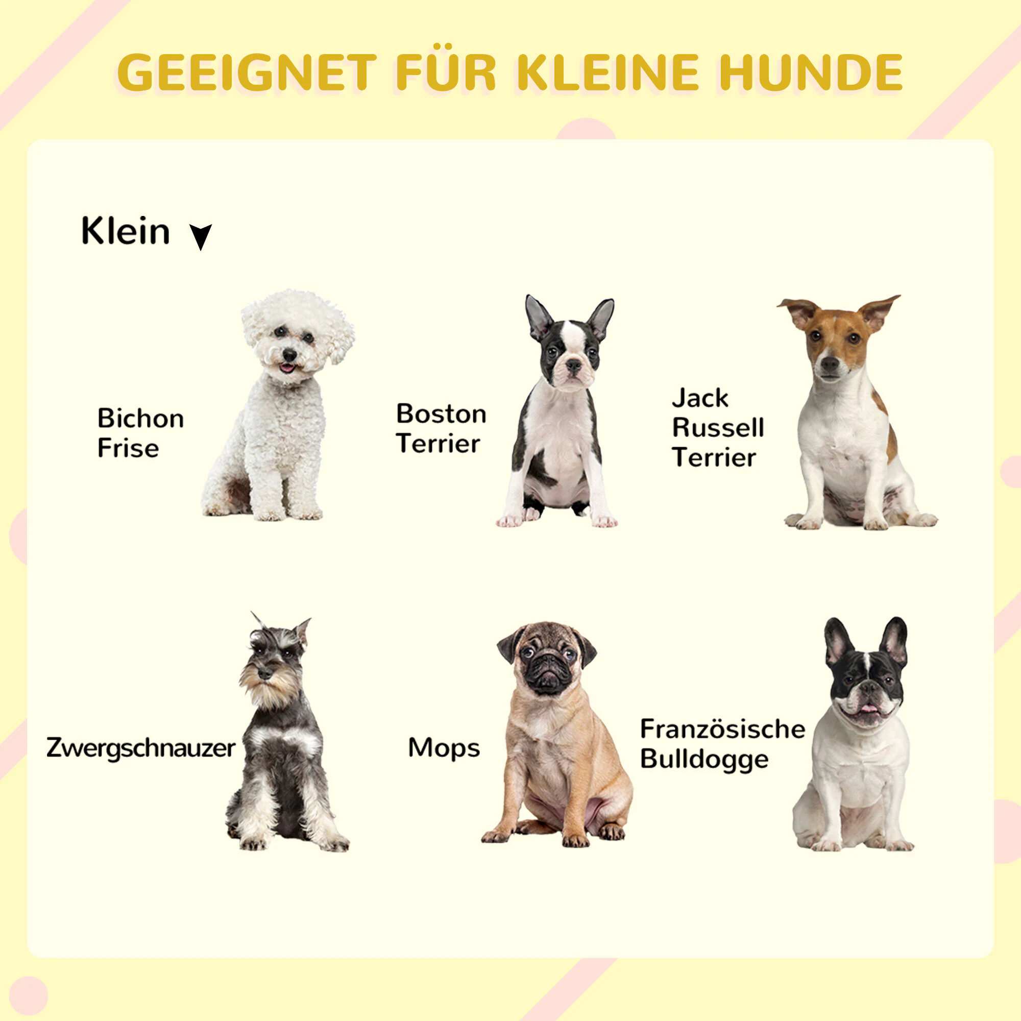 PawHut Hundehütte mit Fressnäpfen grau, weiß 103L x 62B x 66H cm