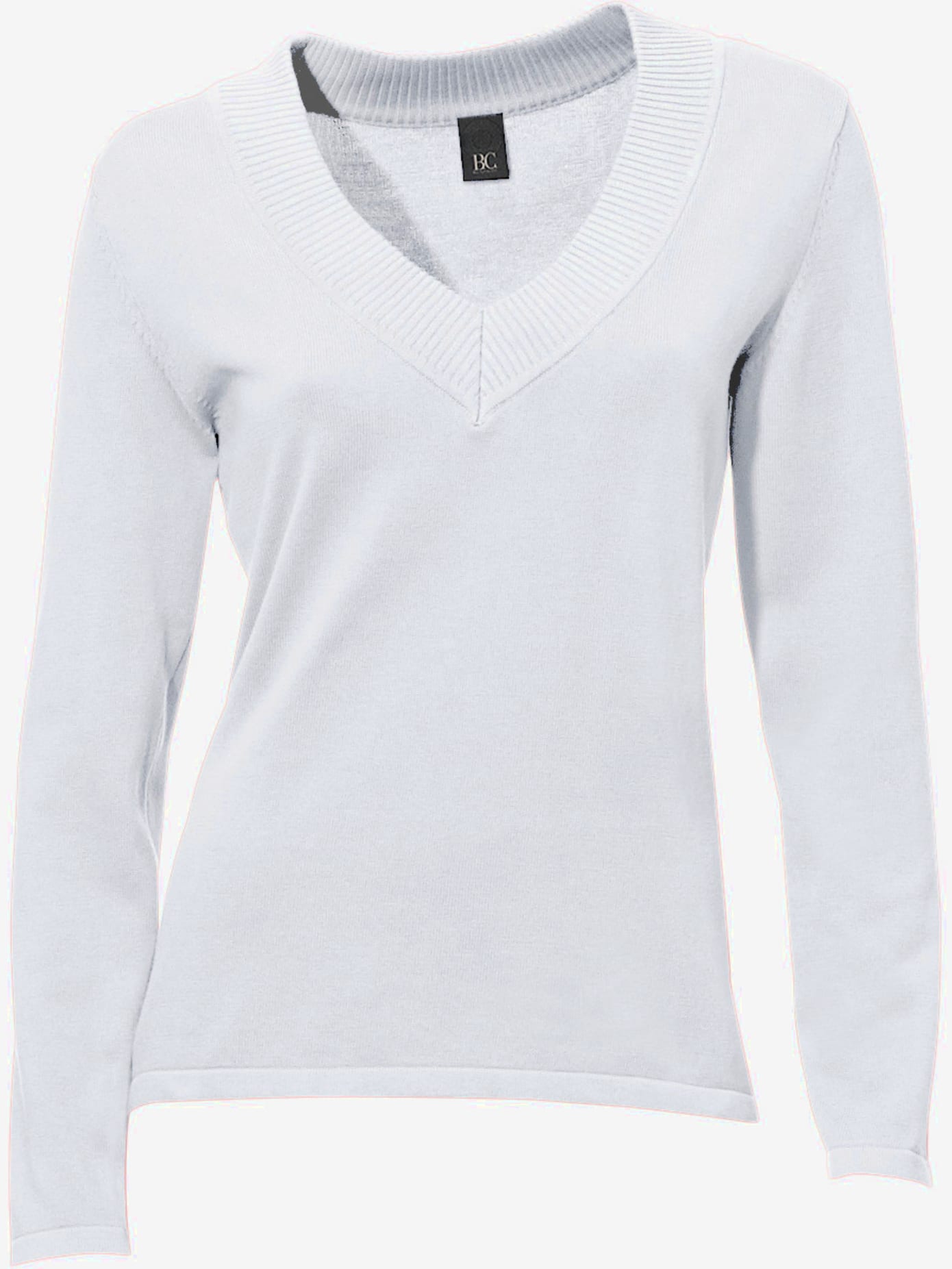 Joli pull basique à encolure en v