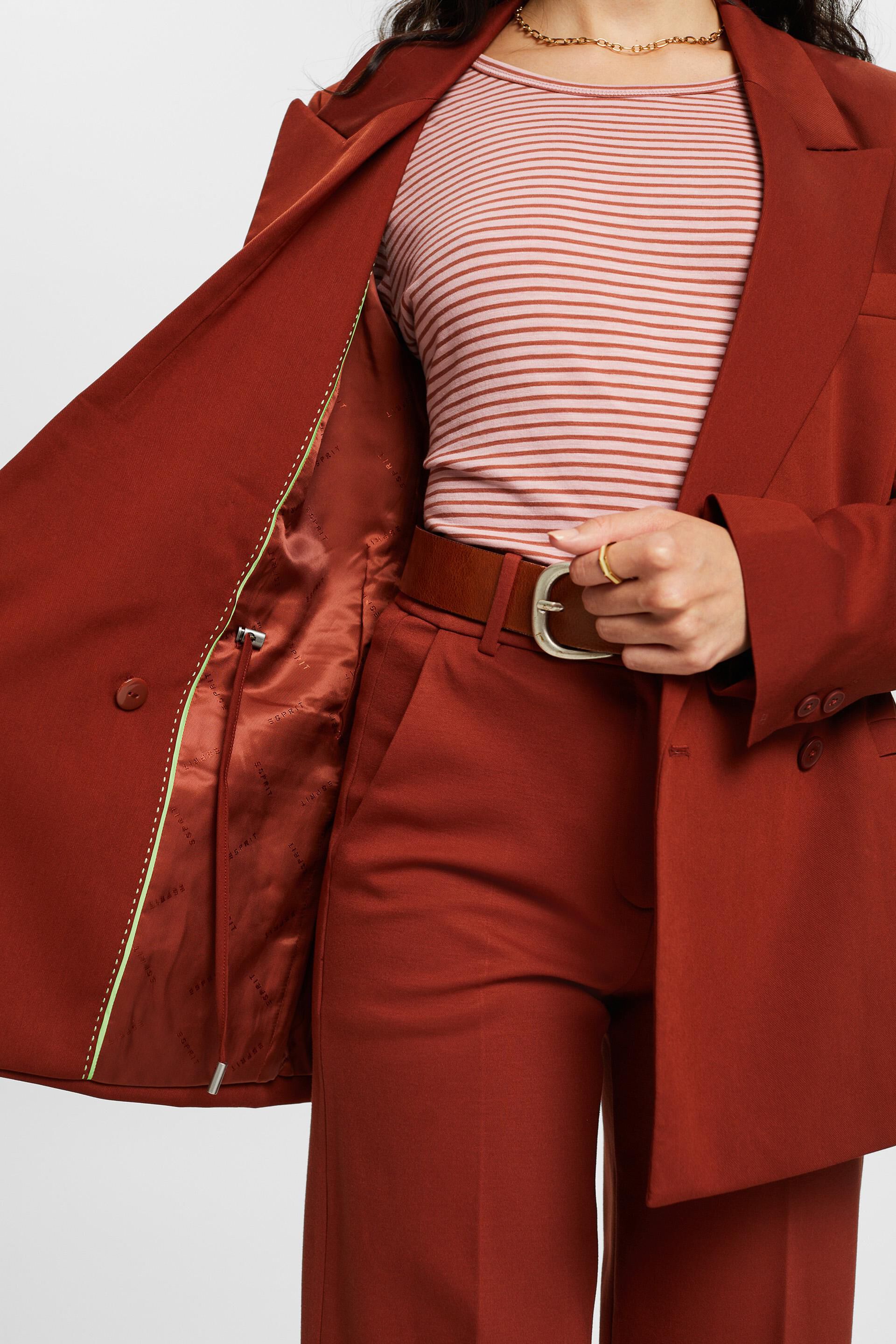 Veste de tailleur à boutonnage croisé oversize