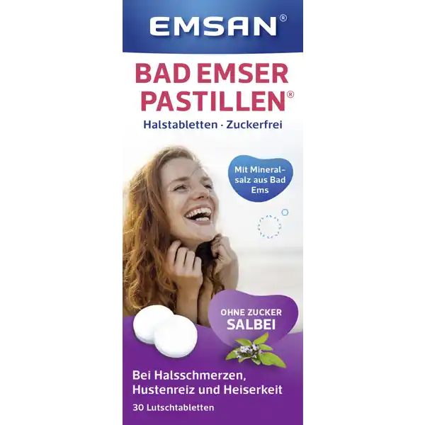 Bad Emser Salbei Pastillen ohne Zucker
