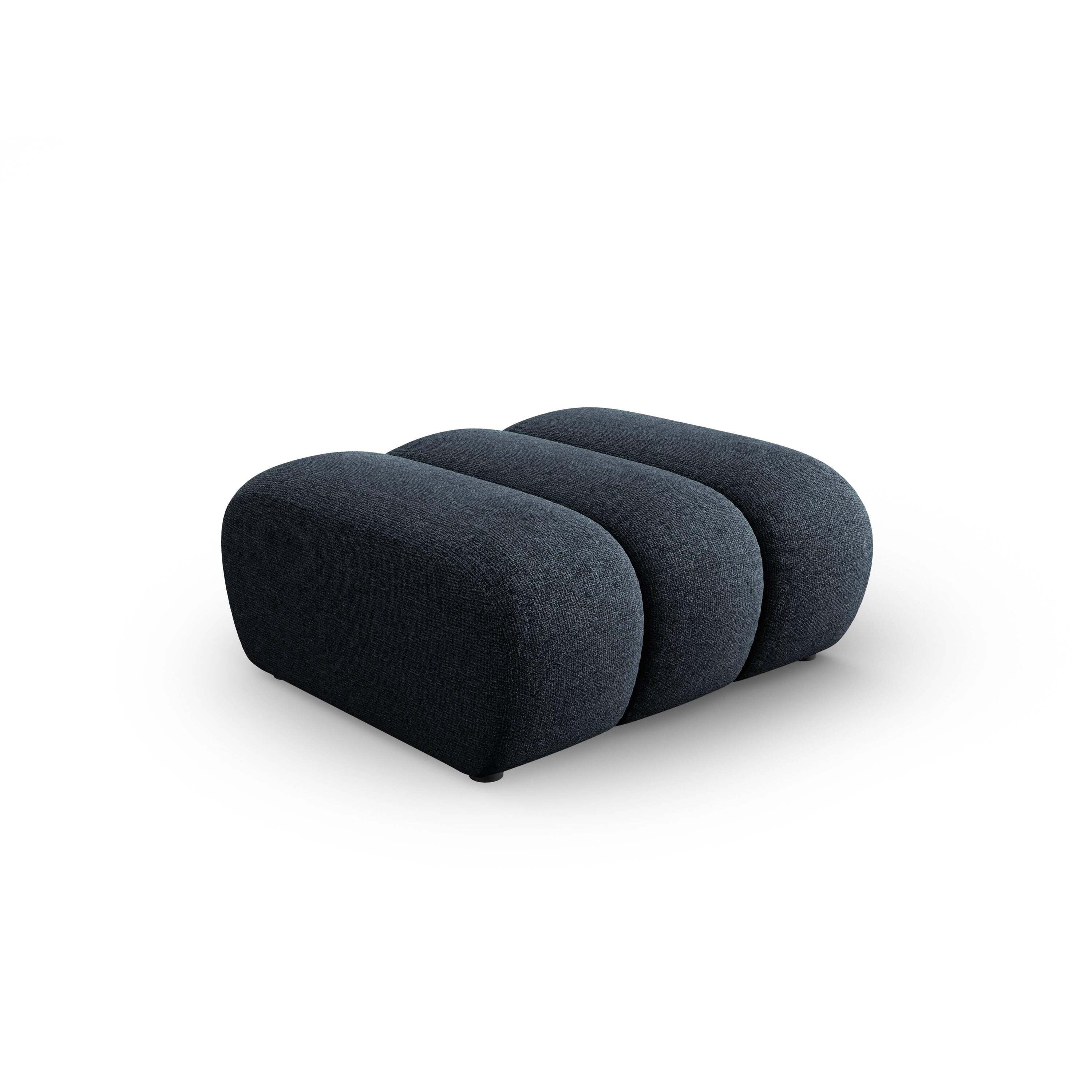 Micadoni Lupine Hocker - Chenille - Koningsblauw
