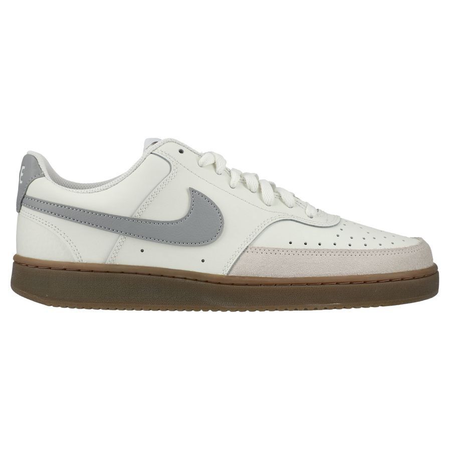 Nike Chaussures Court Vision Low - Blanc Cassé/Gris/Light Orewood Brown