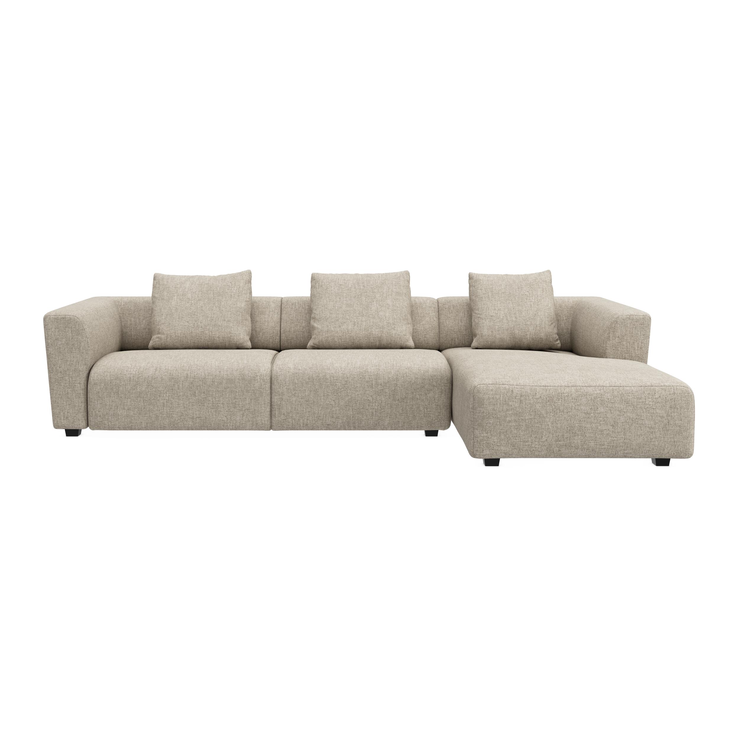 Solaro højrevendt sofa med chaiselong