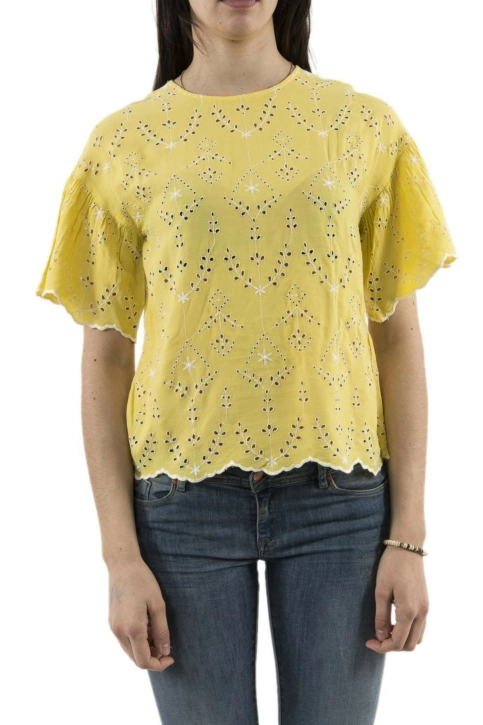 tee shirt Veromoda 10211869 angie jaune