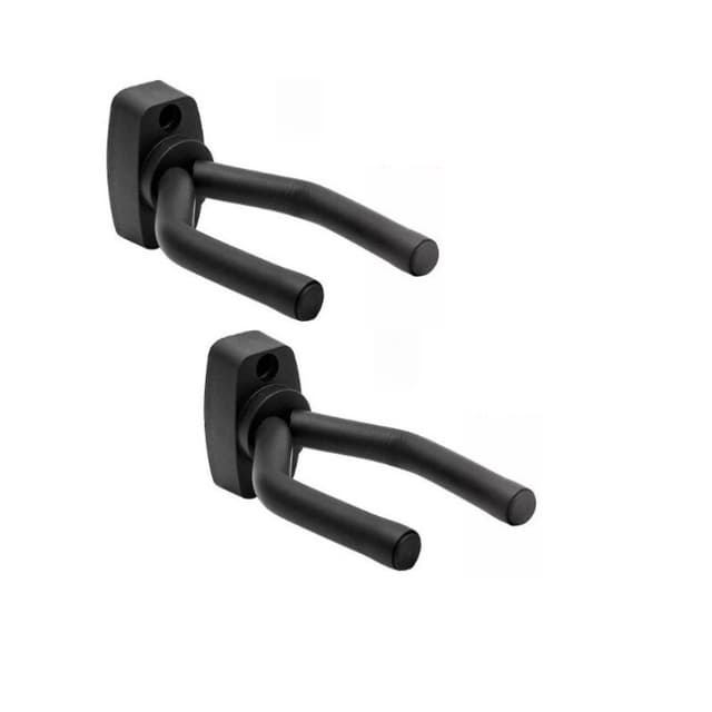 Universal guitar bøjle Sort 2-pakke