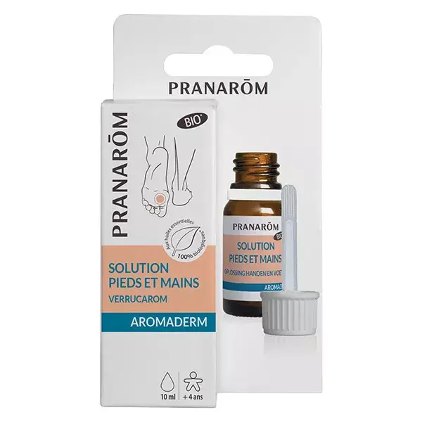 Pranarom Aromaderm Verrucarom Solução Orgânica para Pés e Mãos 10ml