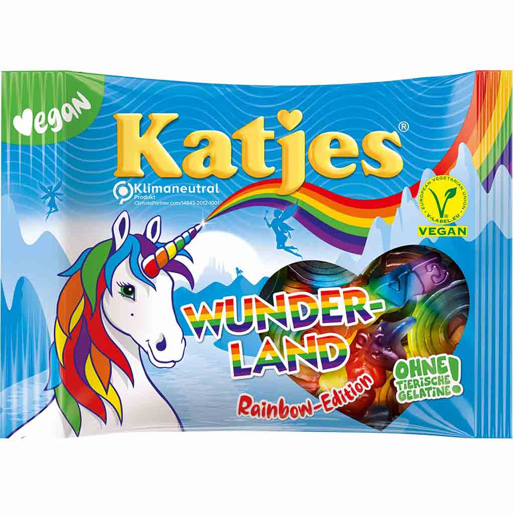 Katjes Fruchtgummi Wunderland Rainbow Edition 175g MHD:30.1.26