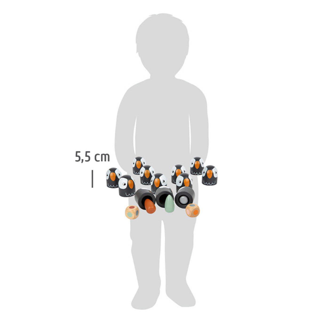 Small Foot-Houten Memospel Pinguin, 26dlg.
