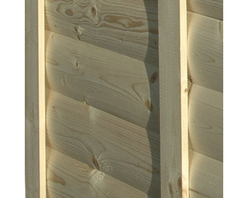 Konsta blokhut tuinhuis met vloer, 201 x 189 cm, natuurlijke afwerking