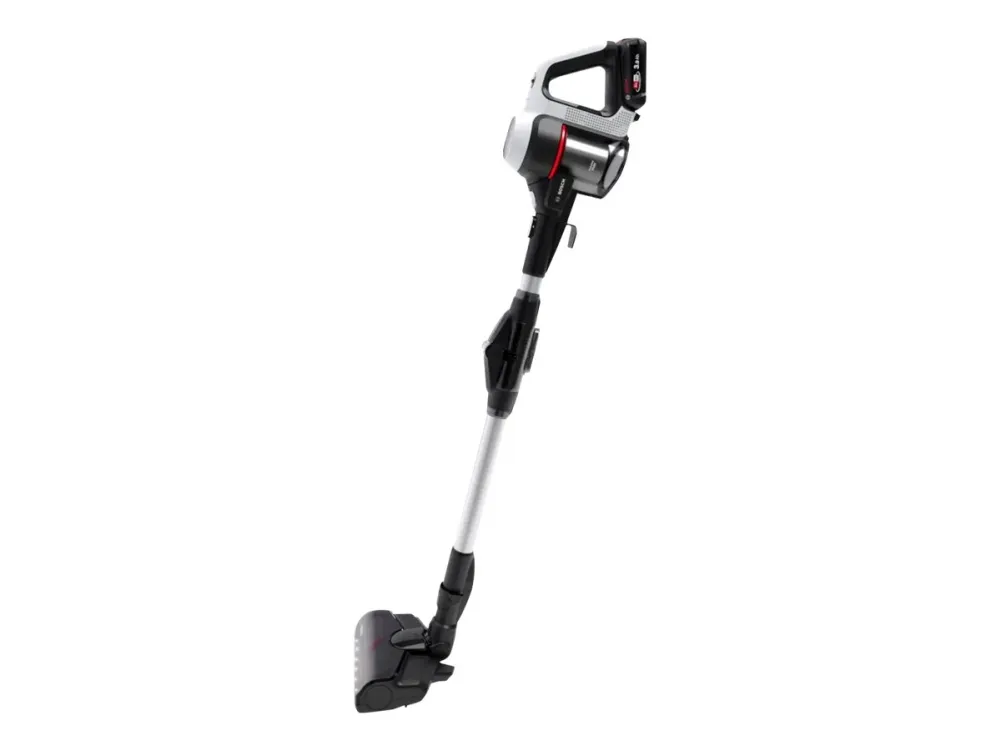 Bosch Unlimited 7 BCS711XXL - Støvsuger - pind/håndholdt (2-i-1) - uden pose - ledningsfri - hvid - 1 batteri, inkluderet oplader