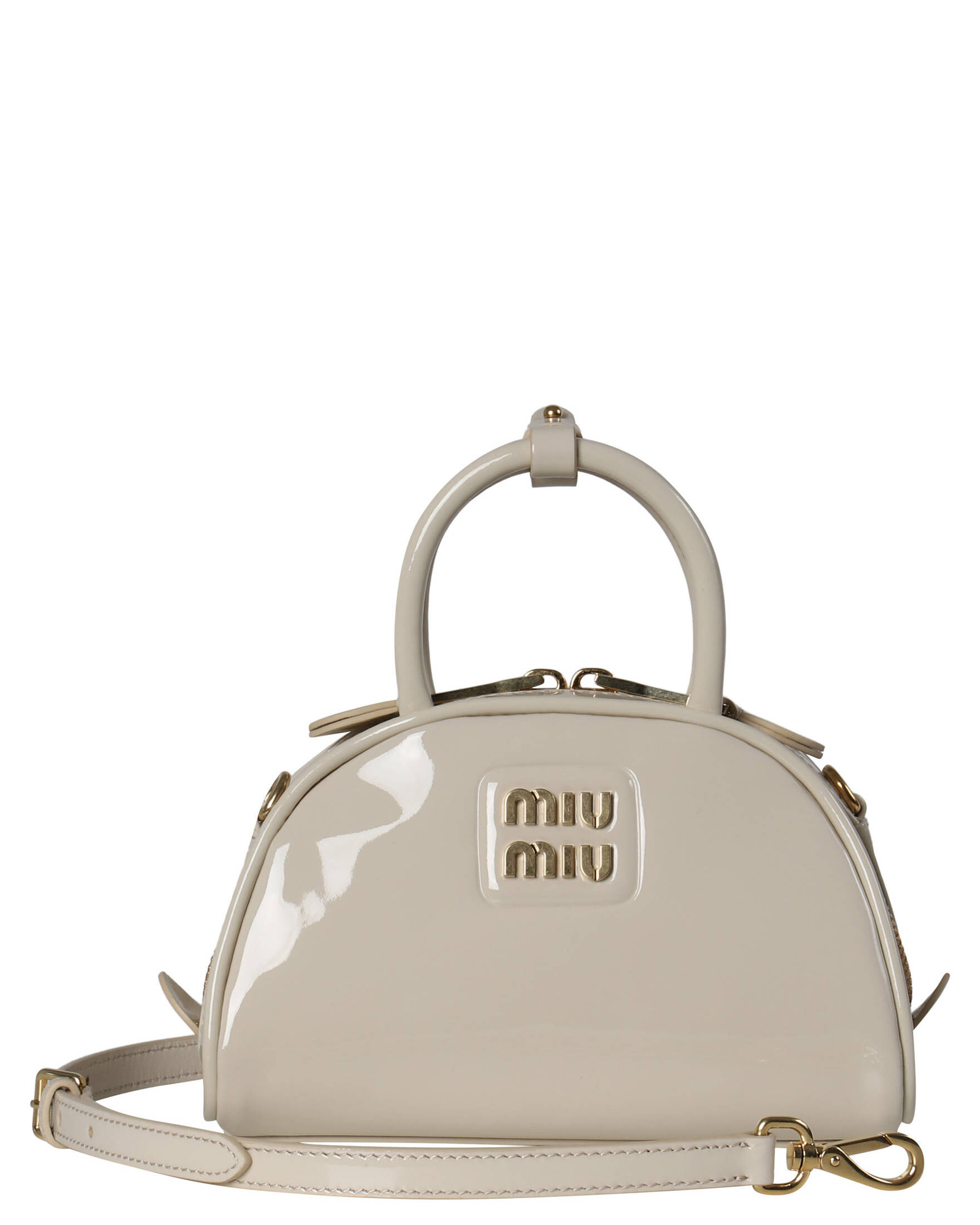 Miu Miu| Damen Henkeltasche BOWLING MINI aus Lackleder