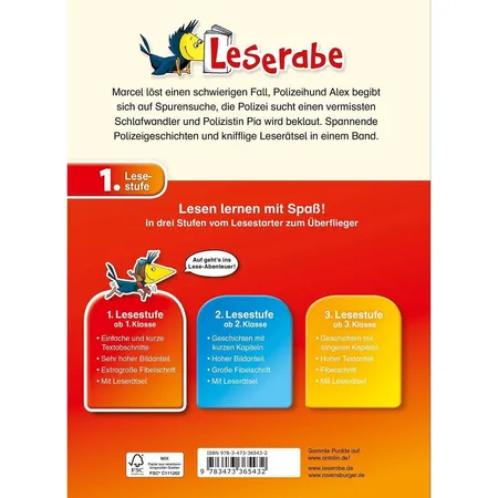 Ravensburger Leserabe 1. Klasse - Polizeiabenteuer zum Lesenlernen