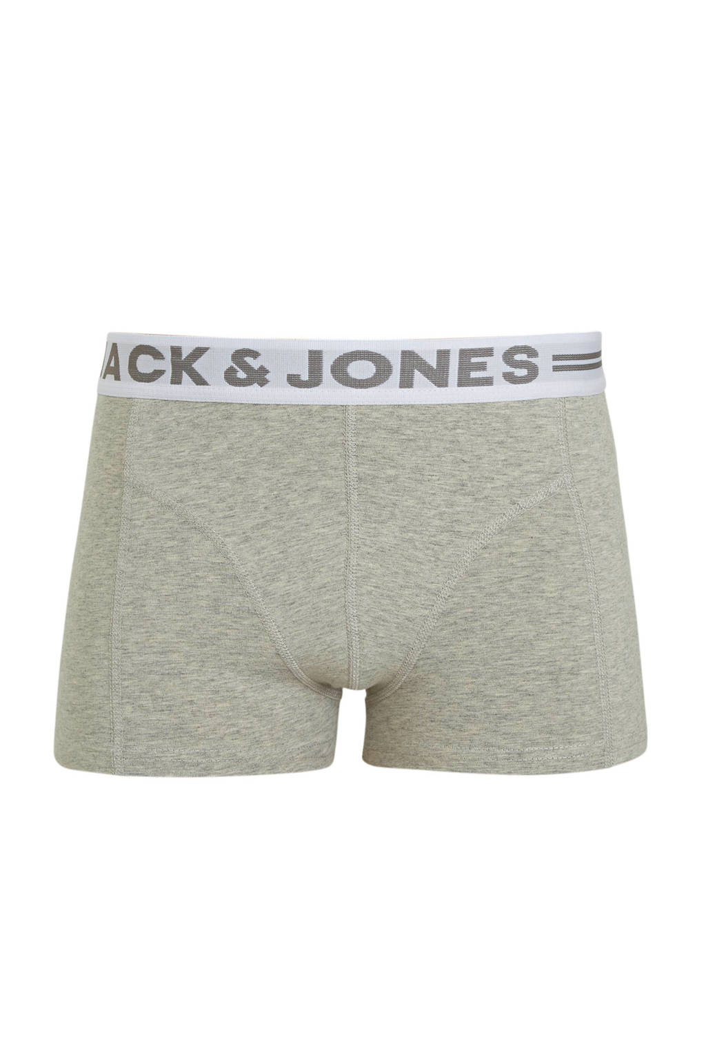 De onderbroeken zijn goedboxershort - set van 3 zwart/wit/grijs melange