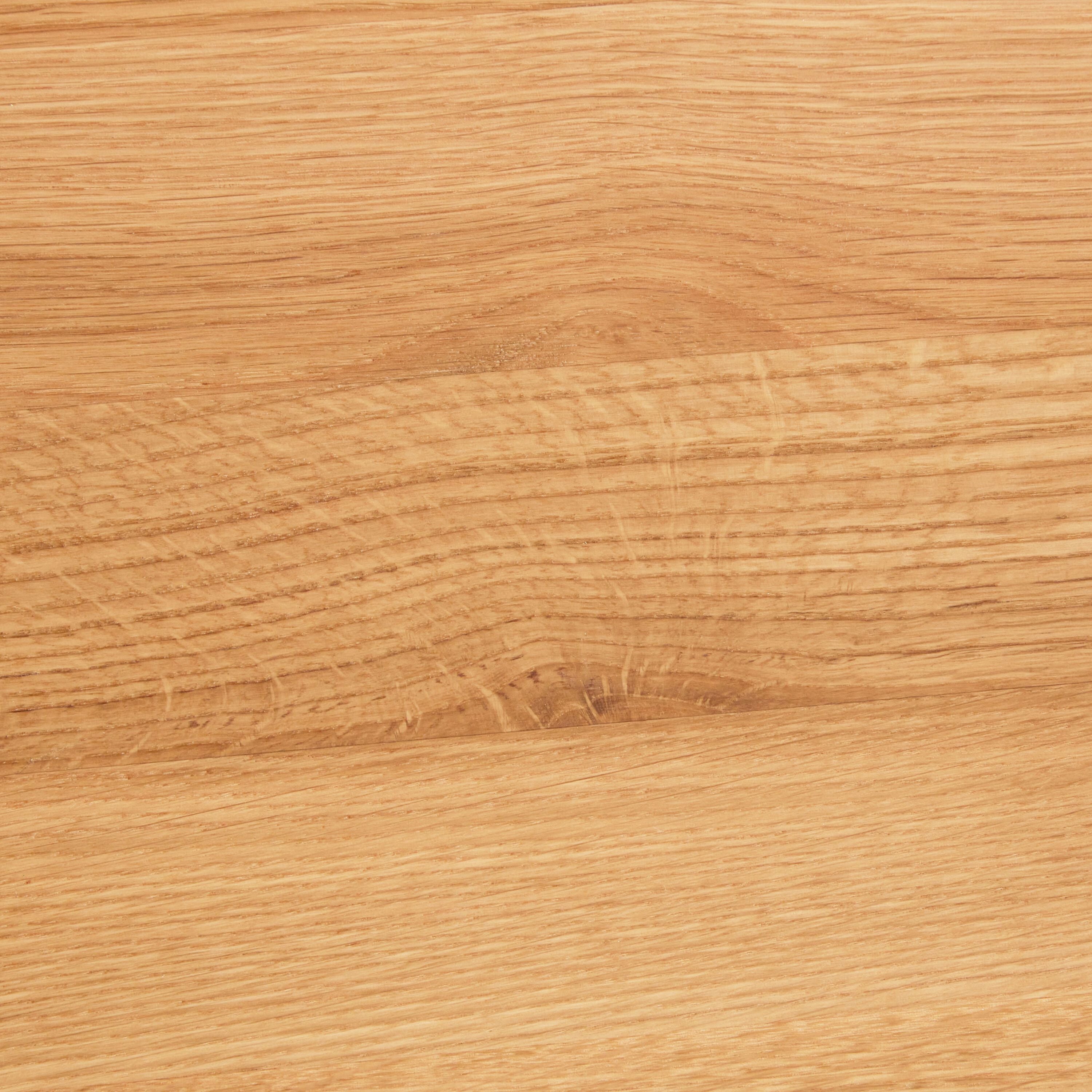 AVEA Salontisch - Eiche massiv / grau / B: 90.0 cm x T: 90.0 cm x H: 40.0 cm