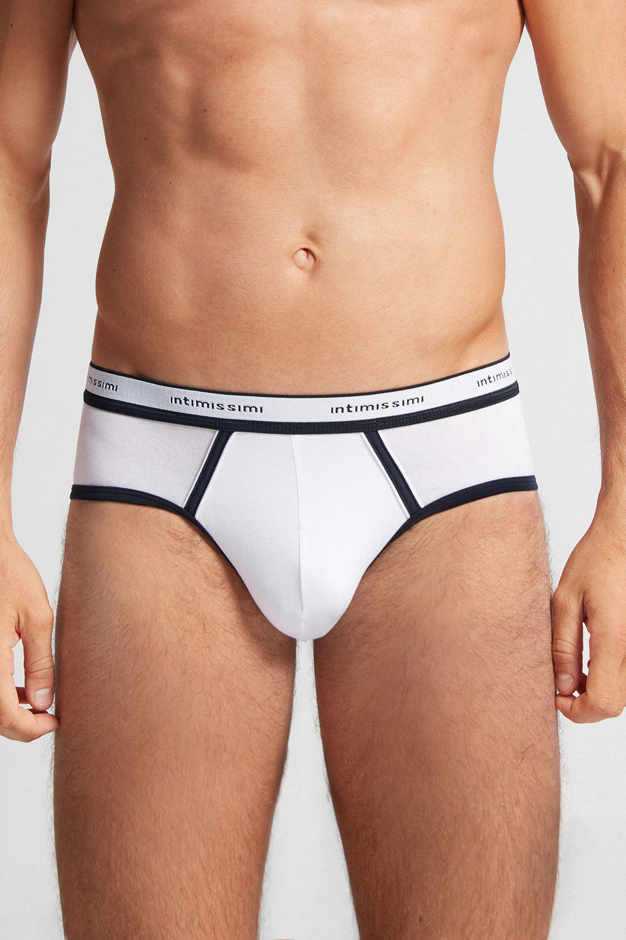 Cueca Supima® Natural Fresh Cotton com logotipo
