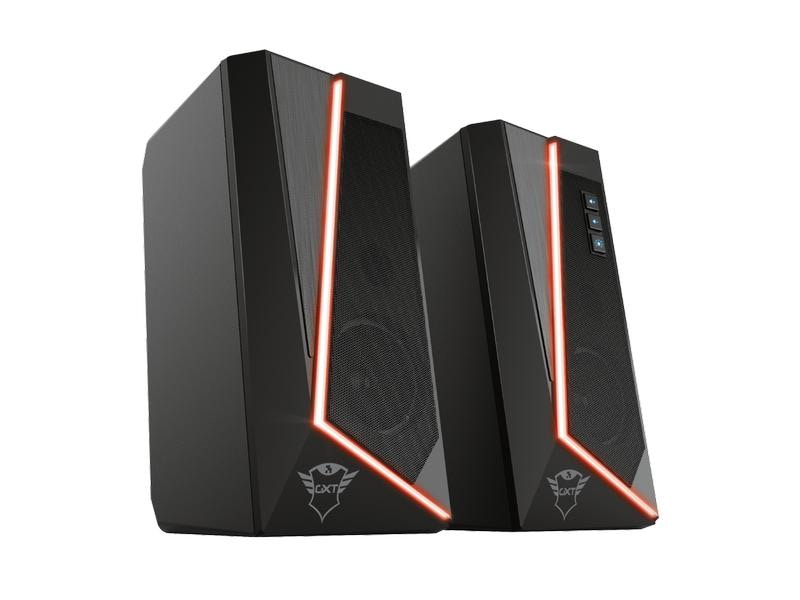 Trust PC-Lautsprecher GTX 609 Zoxa RGB-Illuminated PC-Lautsprecher mit RGB-Beleuchtung und stilvollen Design