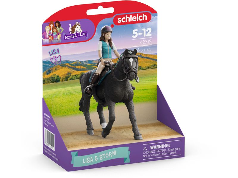 Schleich Spielfigurenset Horse Club Lisa & Storm Figurenset fördert kreatives Spielen