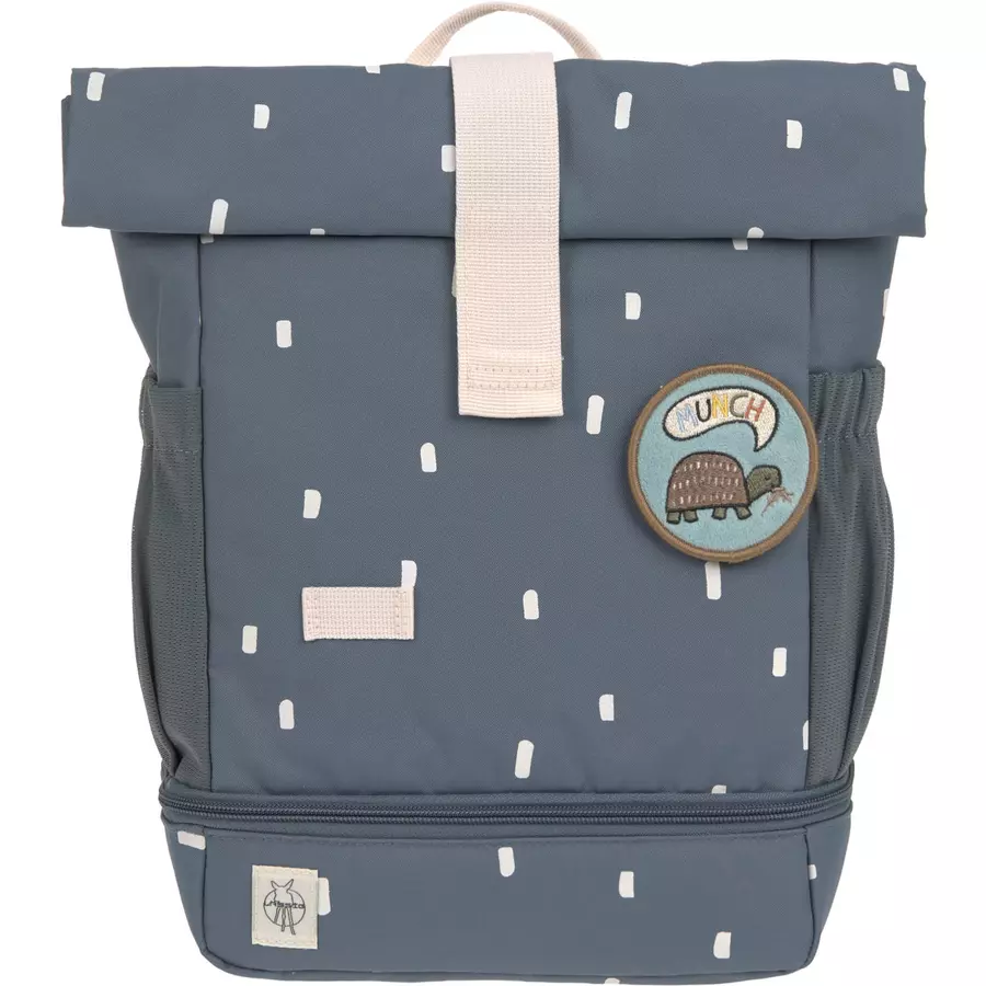 LÄSSIG Mini Rolltop Backpack Happy Prints midnight blue