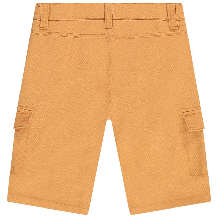 Bermuda en coton armuré esprit cargo pour garçon - Multicolore