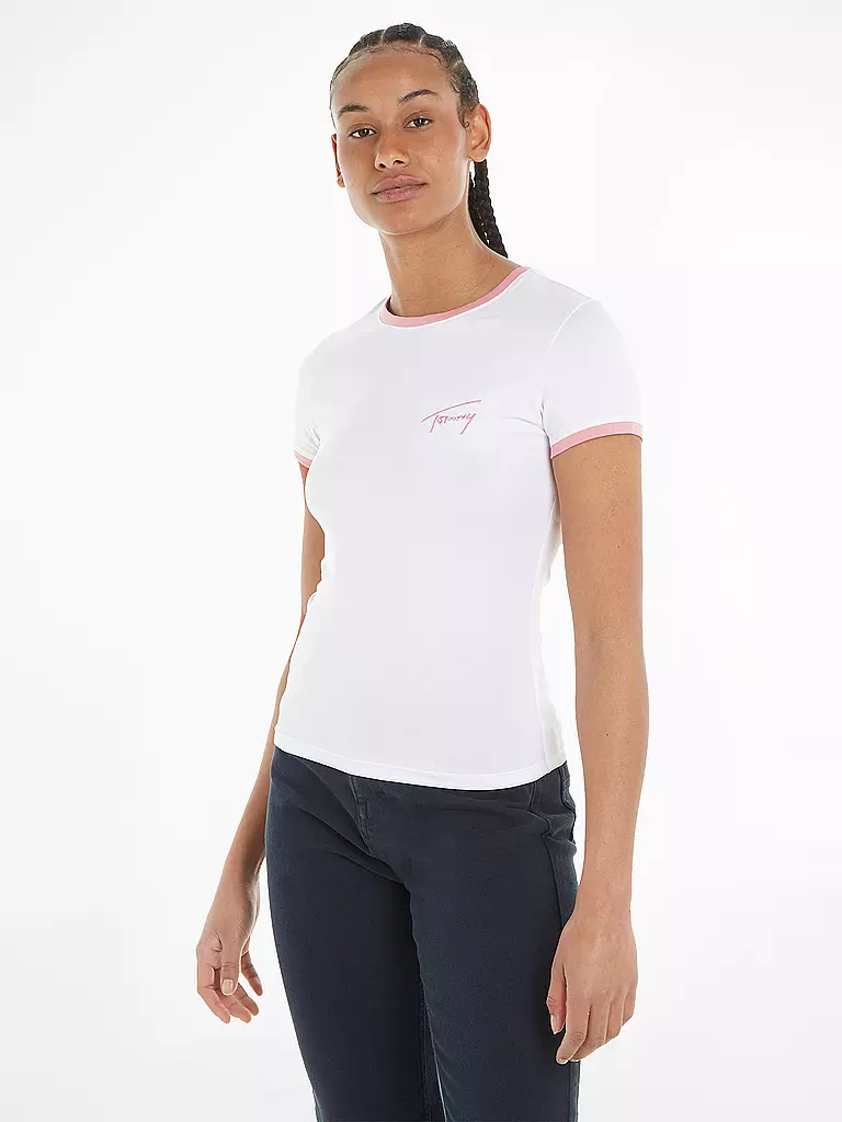 TOMMY JEANS T-Shirt weiss