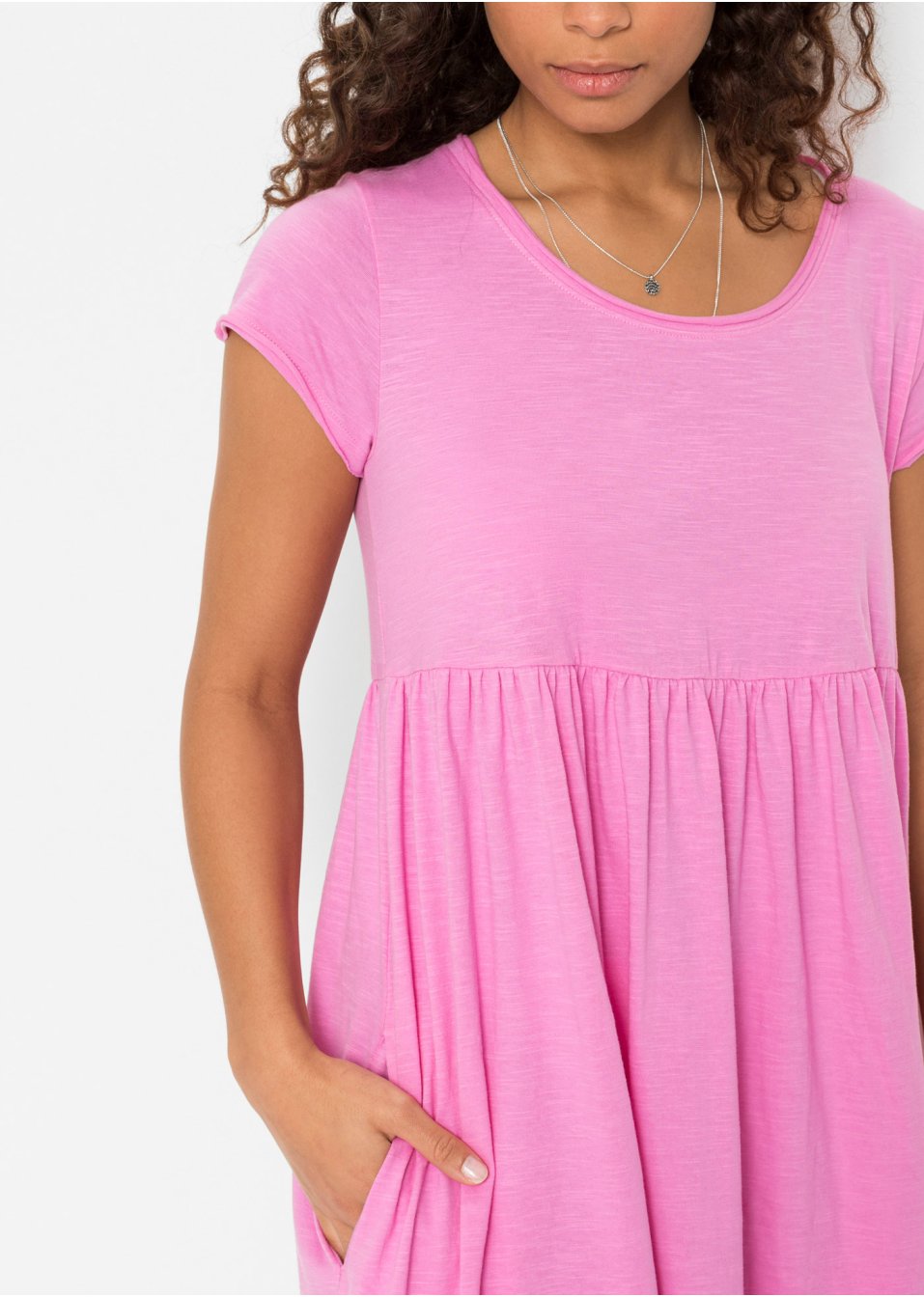 Robe longue en coton