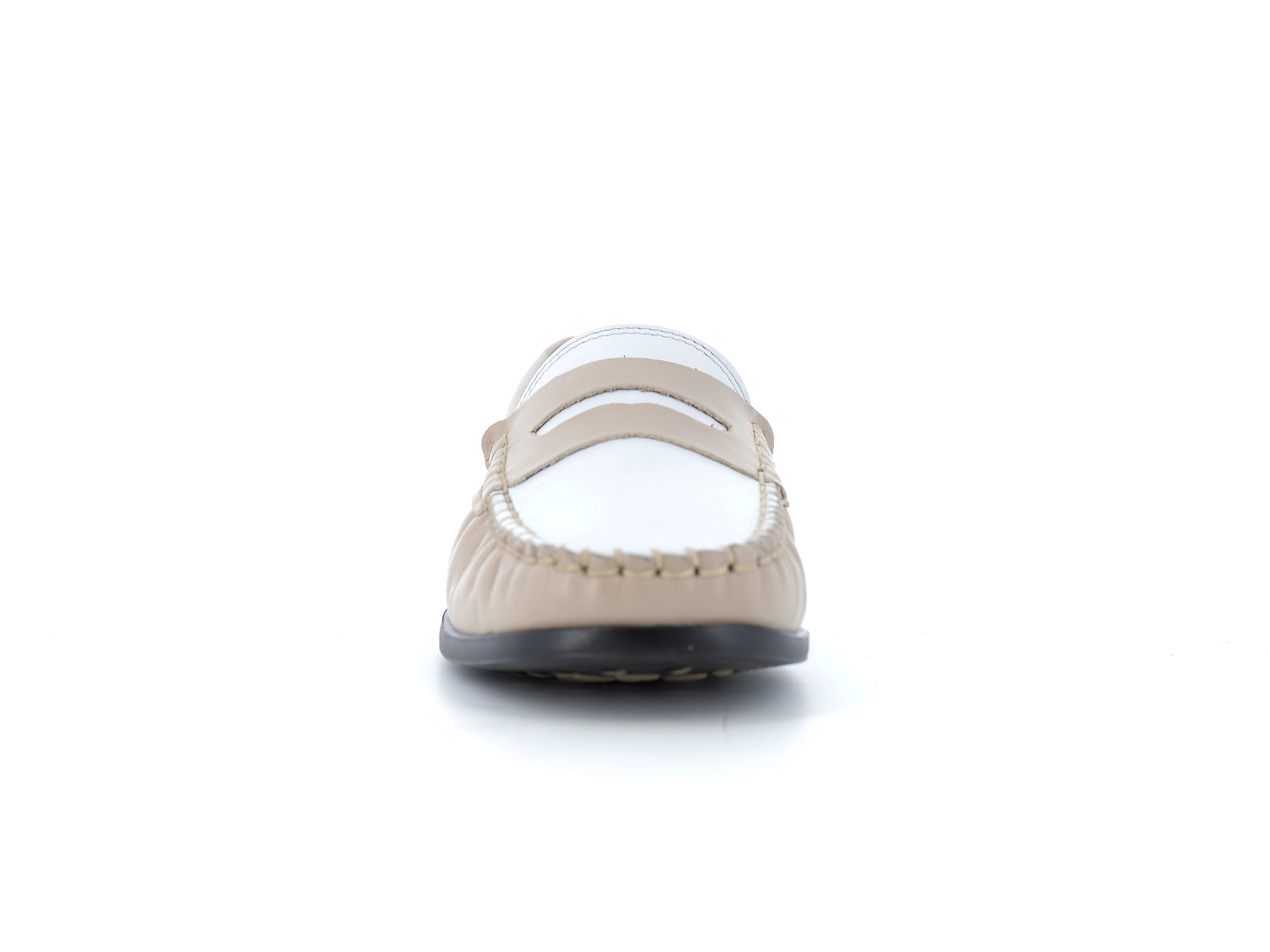 Ottilia-ASTRIA Cuir Blanc Beige