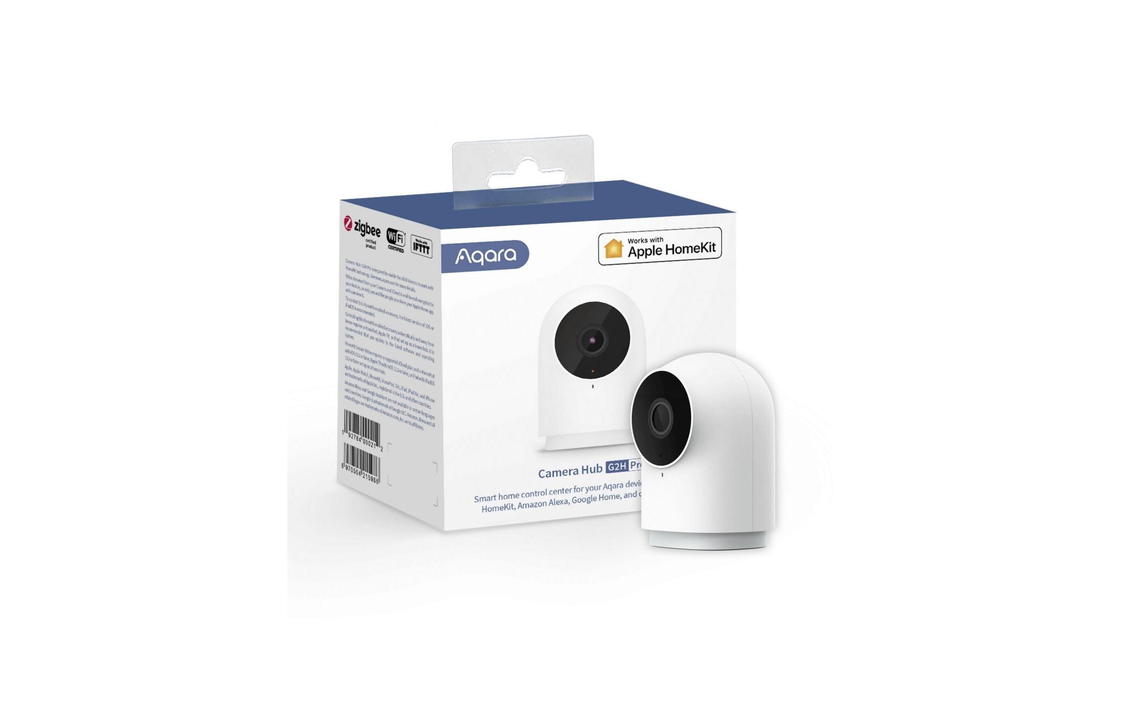 Netzwerkkamera G2H PRO Wifi mit Zigbee GatewayAqara GH2 PRO ist ein multifunktionales Gerät, das als HD-Kamera und Zigbee 3.0-Heimautomatisierungsbox fungiert