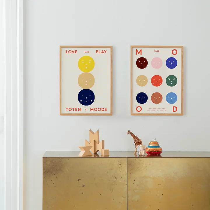 Paper Collective - Totem of Moods Poster, 30 x 40 cm
