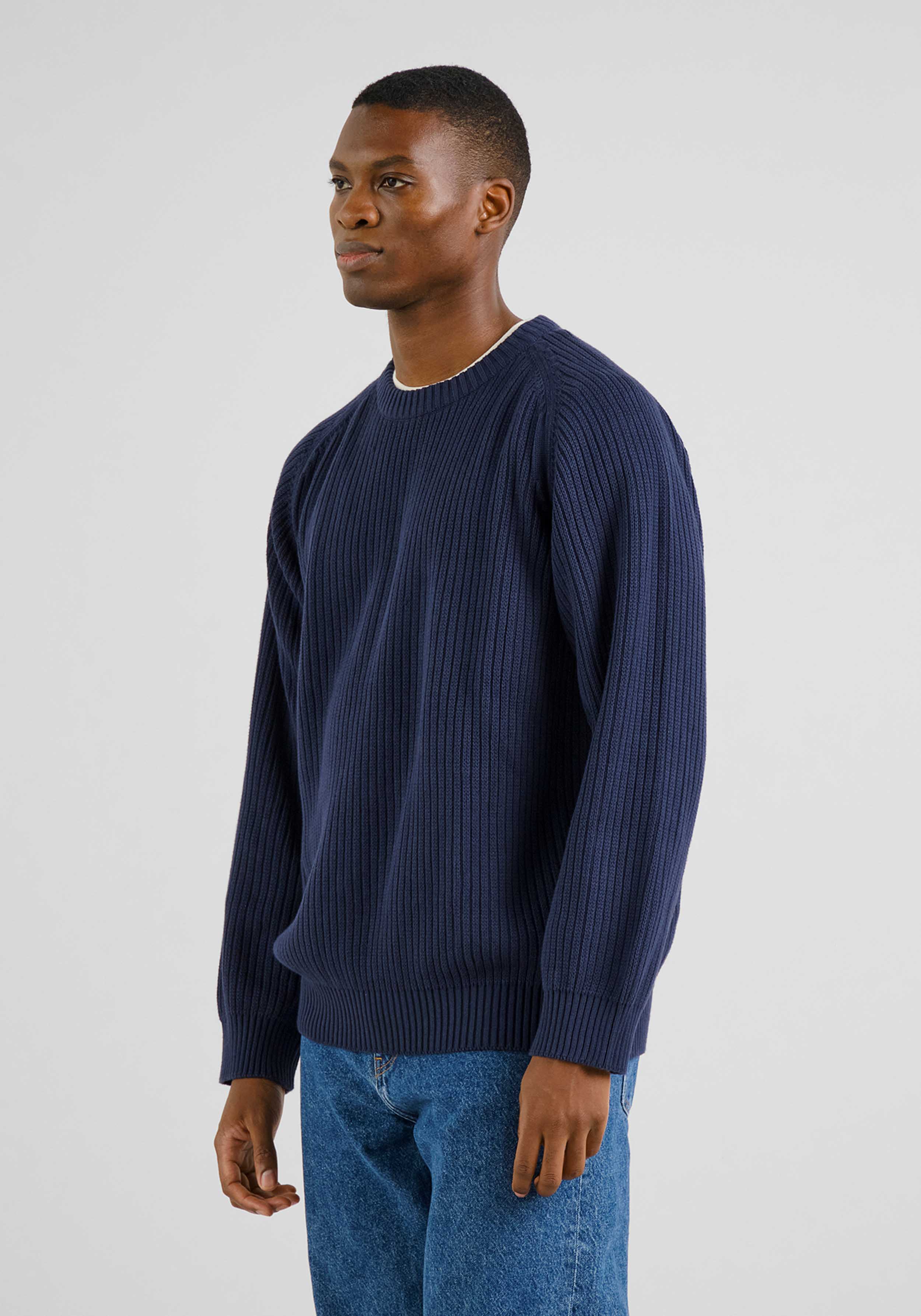 Dedicated Sweater Hakkas Knitted Navy Black Iris