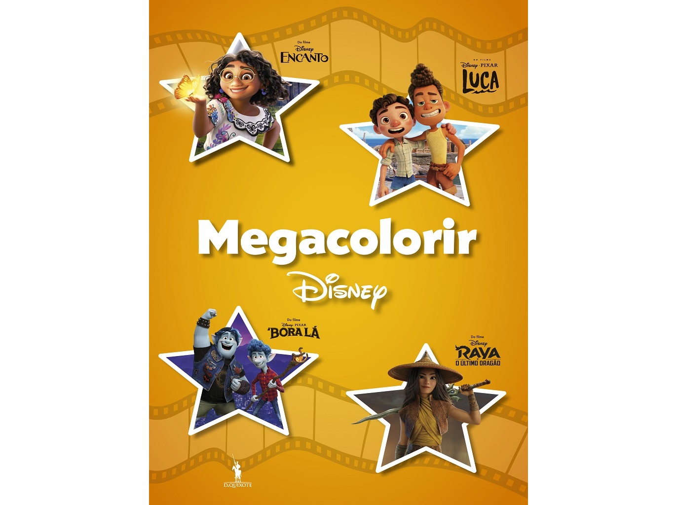 LIVRO MEGACOLORIR FILMES DISNEY