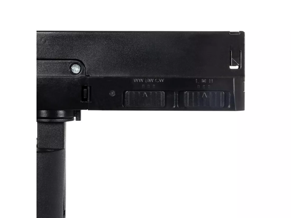 Spot LED sur Rail Triphasé 30-35-40W Lumo CCT Noir Sélectionnable (chaud-neutre-froid)