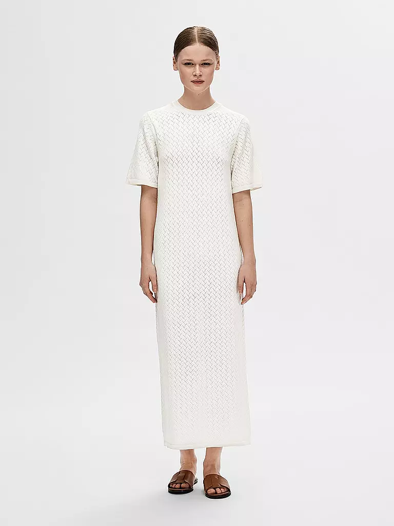 SELECTED FEMME Midikleid  creme