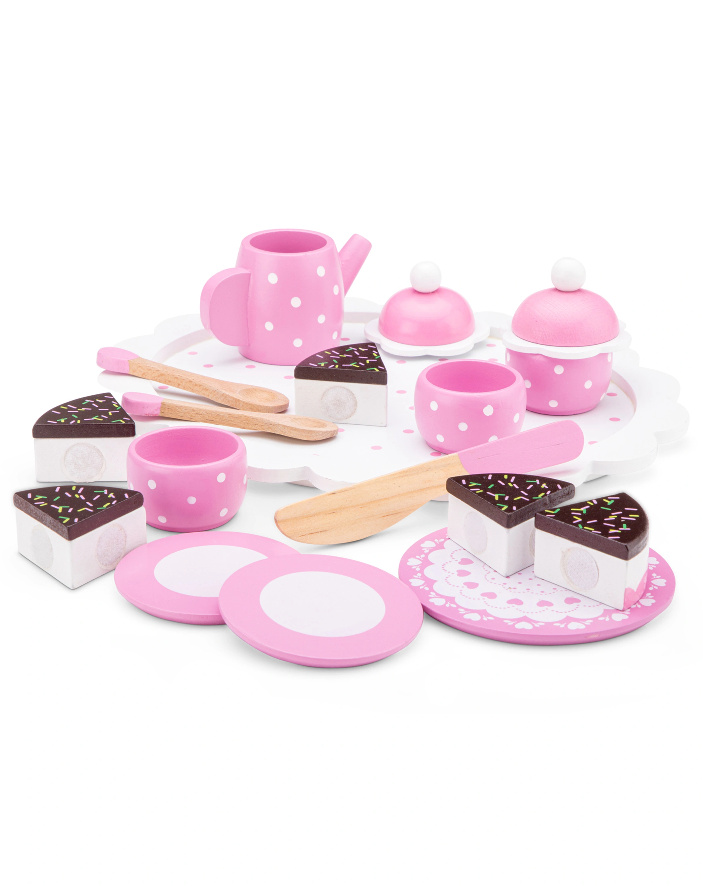 Teeservice BON APPETIT in rosa